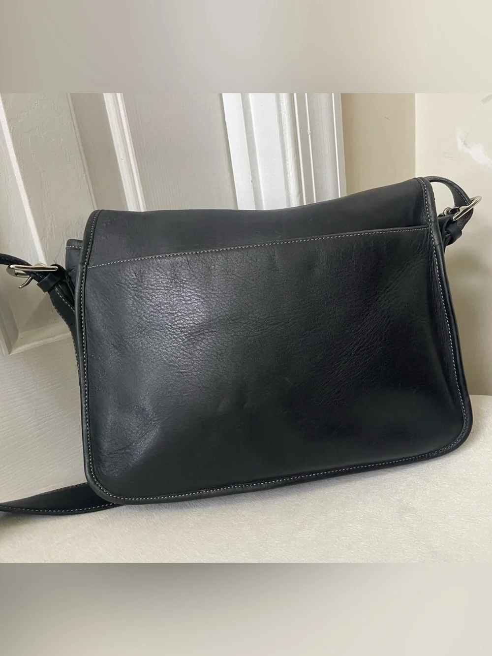 Coach sleek black
